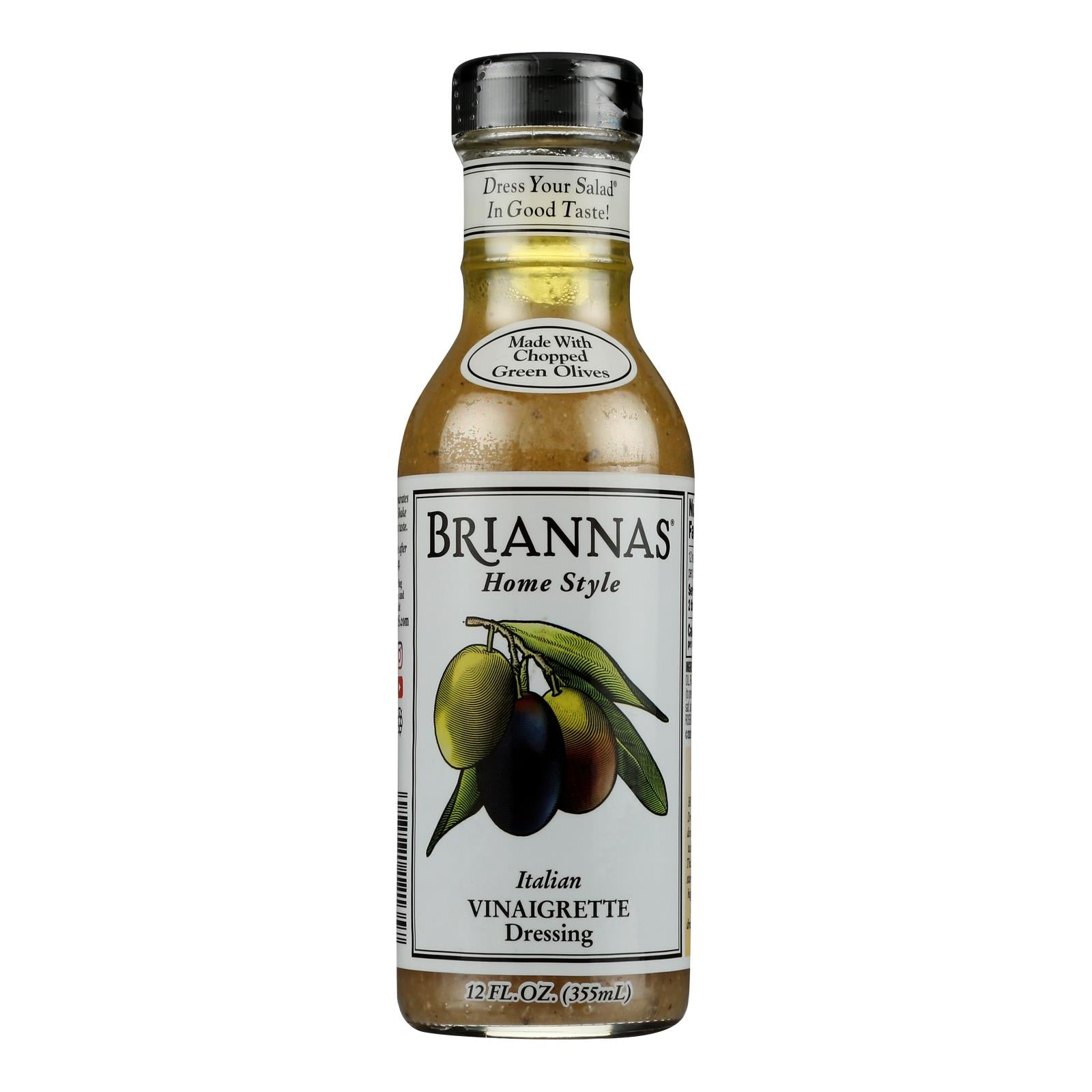 Brianna's - Salad Dressing - Italian Vinaigrette - Case of 6 - 12 fl oz.