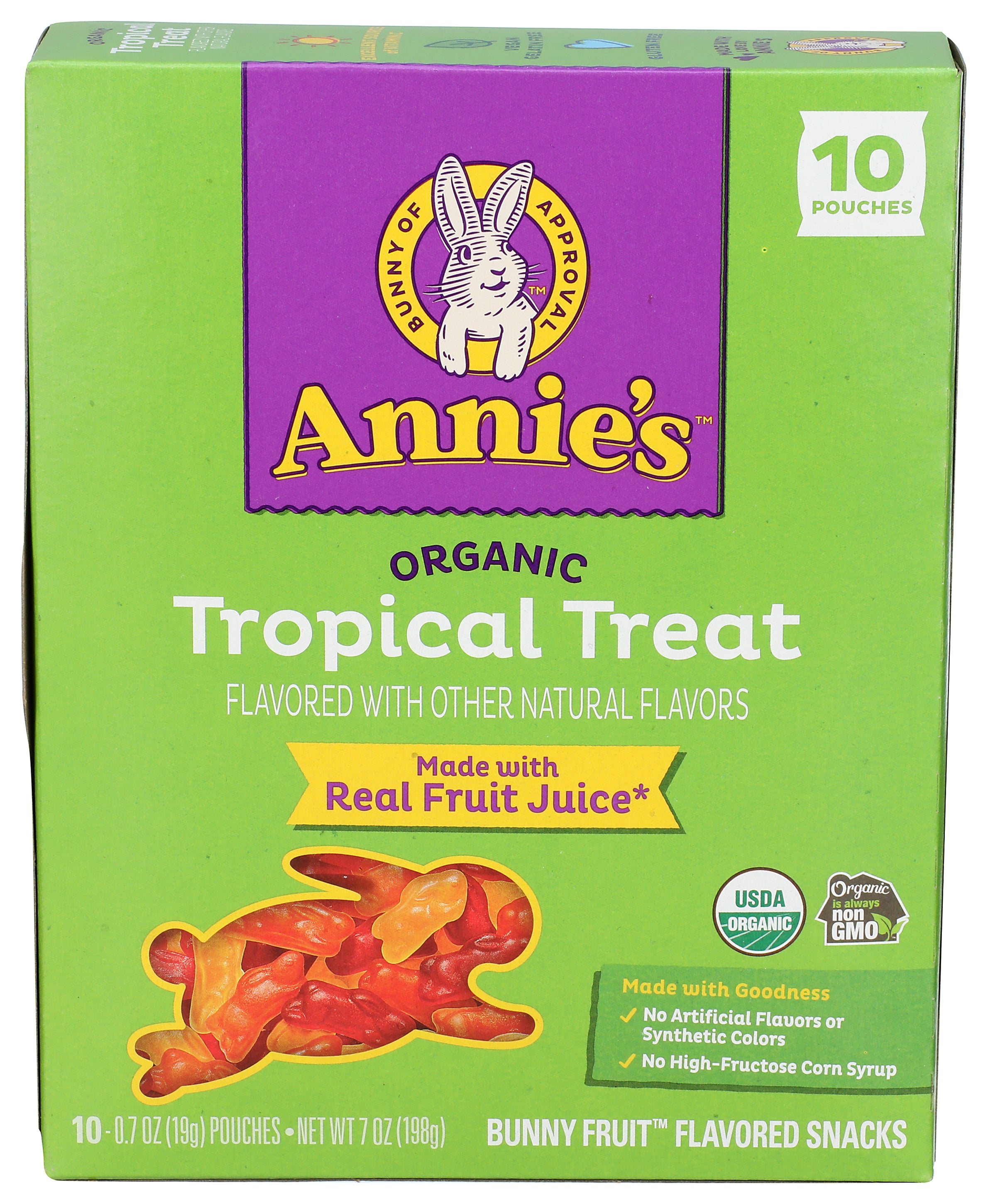 Annie's Homegrown - Frt Snk Og2 Tropical Trt - CS of 8-7 OZ