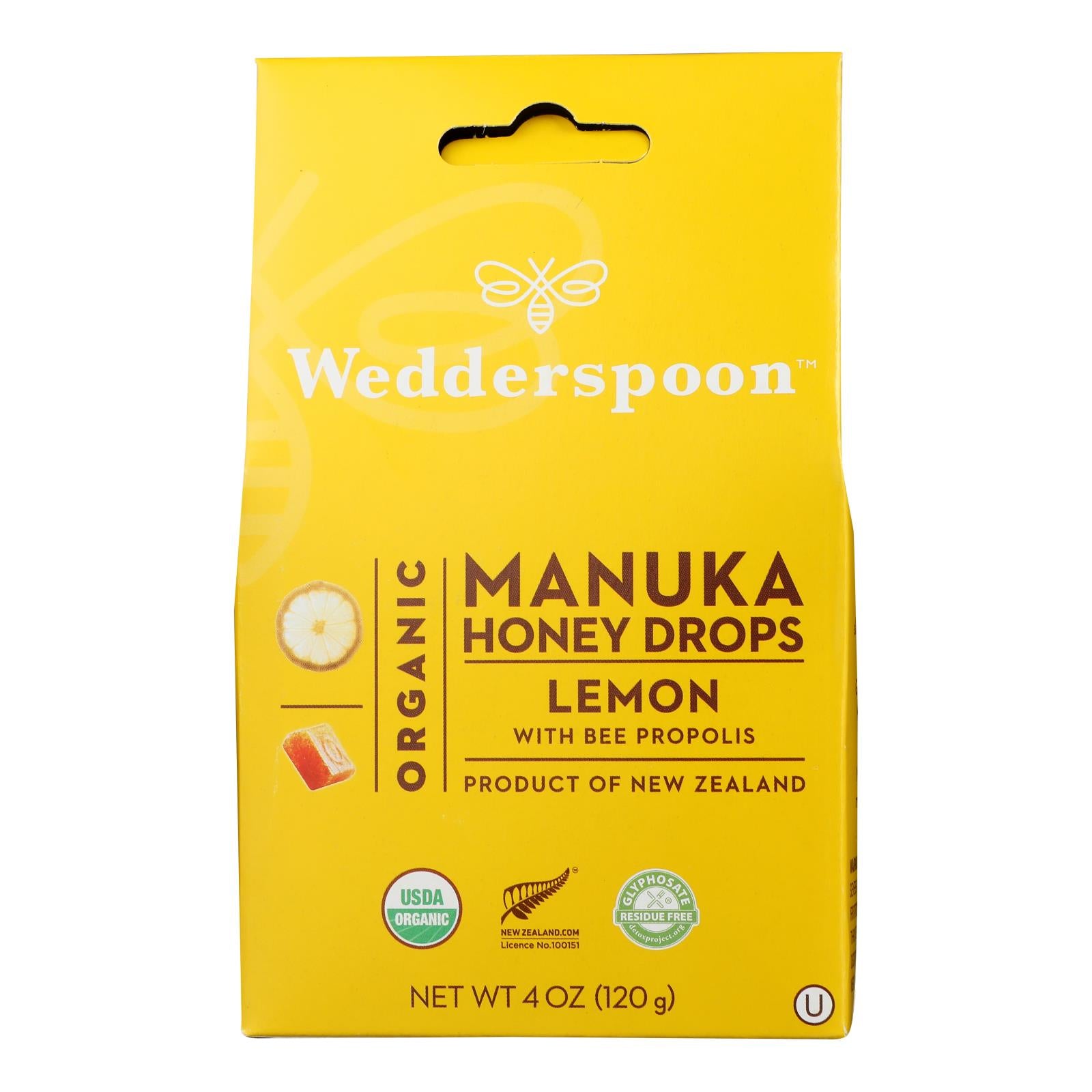 Wedderspoon - Hny Drp Og2 Mnka Lemon - EA of 1-4 OZ