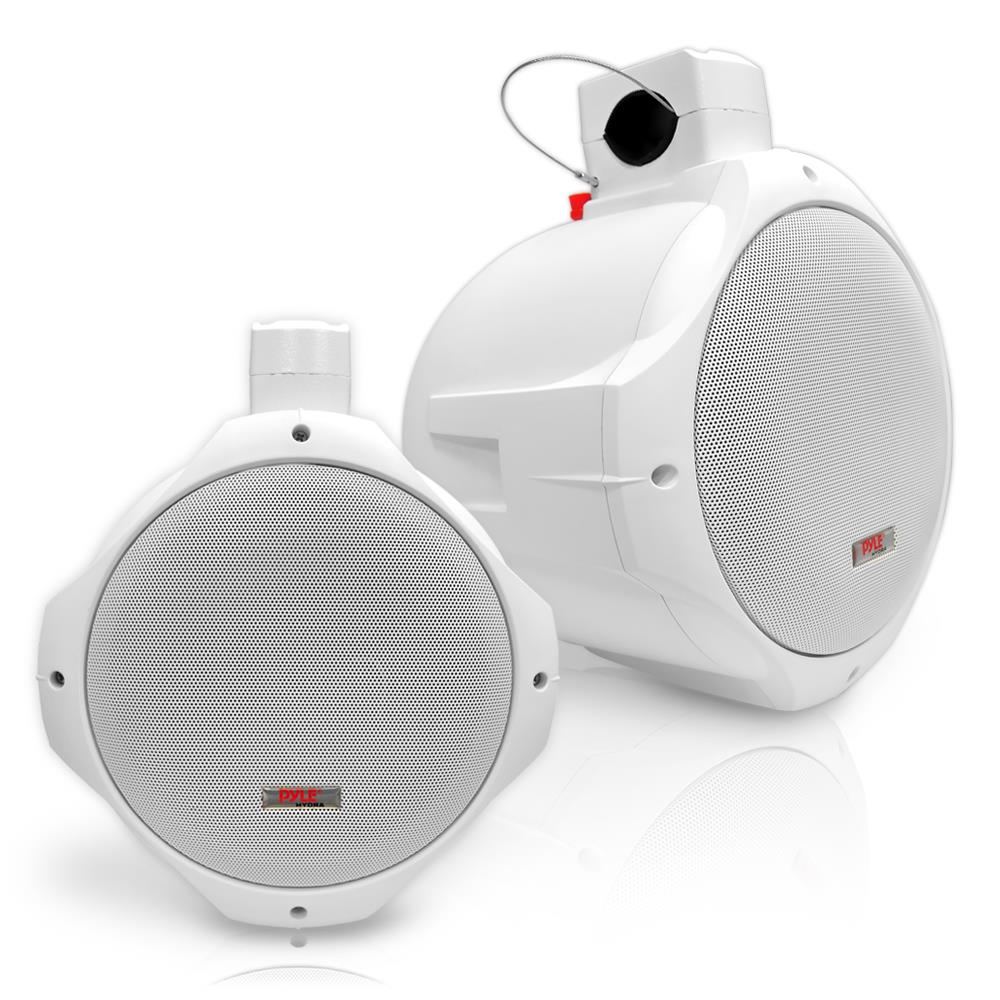 Pyle Marine 8” 2-Way Wakeboard Speaker (White) - Pair