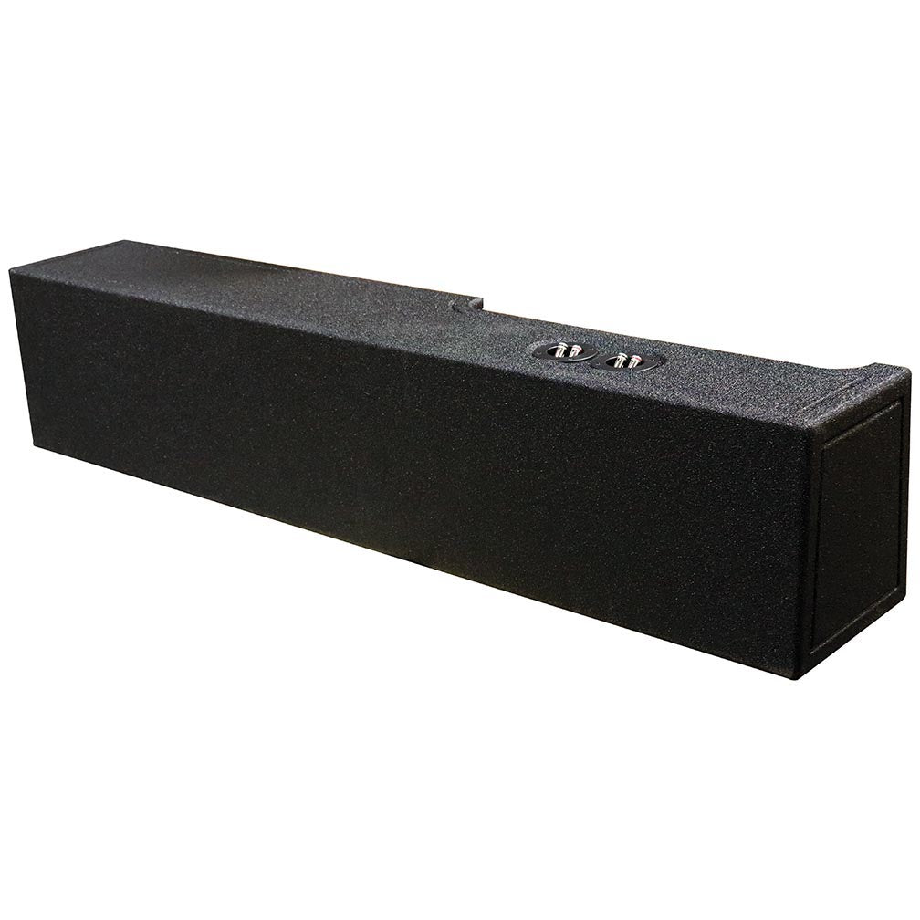 QPower "QBOMB" Dodge Ram Crew Cab '19-'24 Dual 10" Sealed Woofer Box