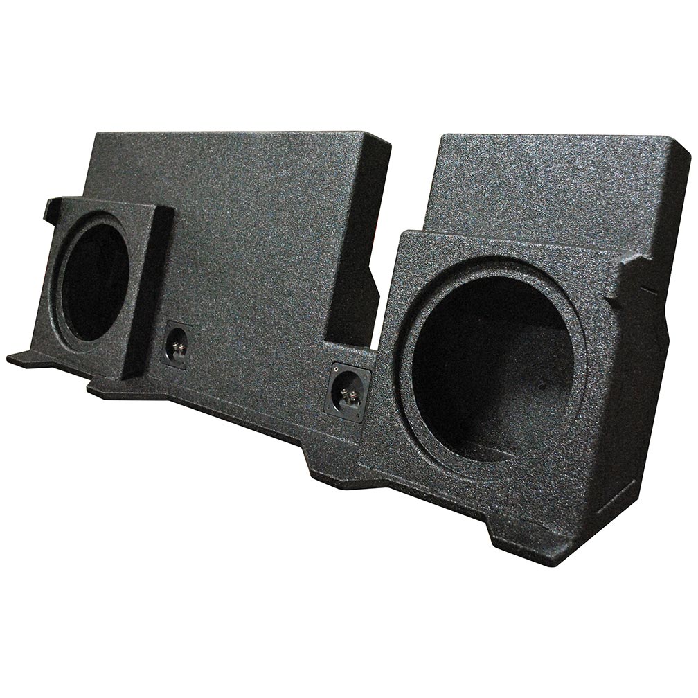 QPower "QBOMB" F-150 Super Crew '04-'08 Dual 10" Vented Empty Woofer Box
