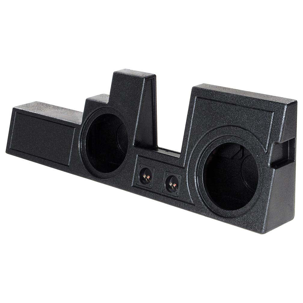 QPower "QBOMB" Ford F-Series Super Duty Crew Cab '00-'16 Dual 12" Vented Empty Woofer Box