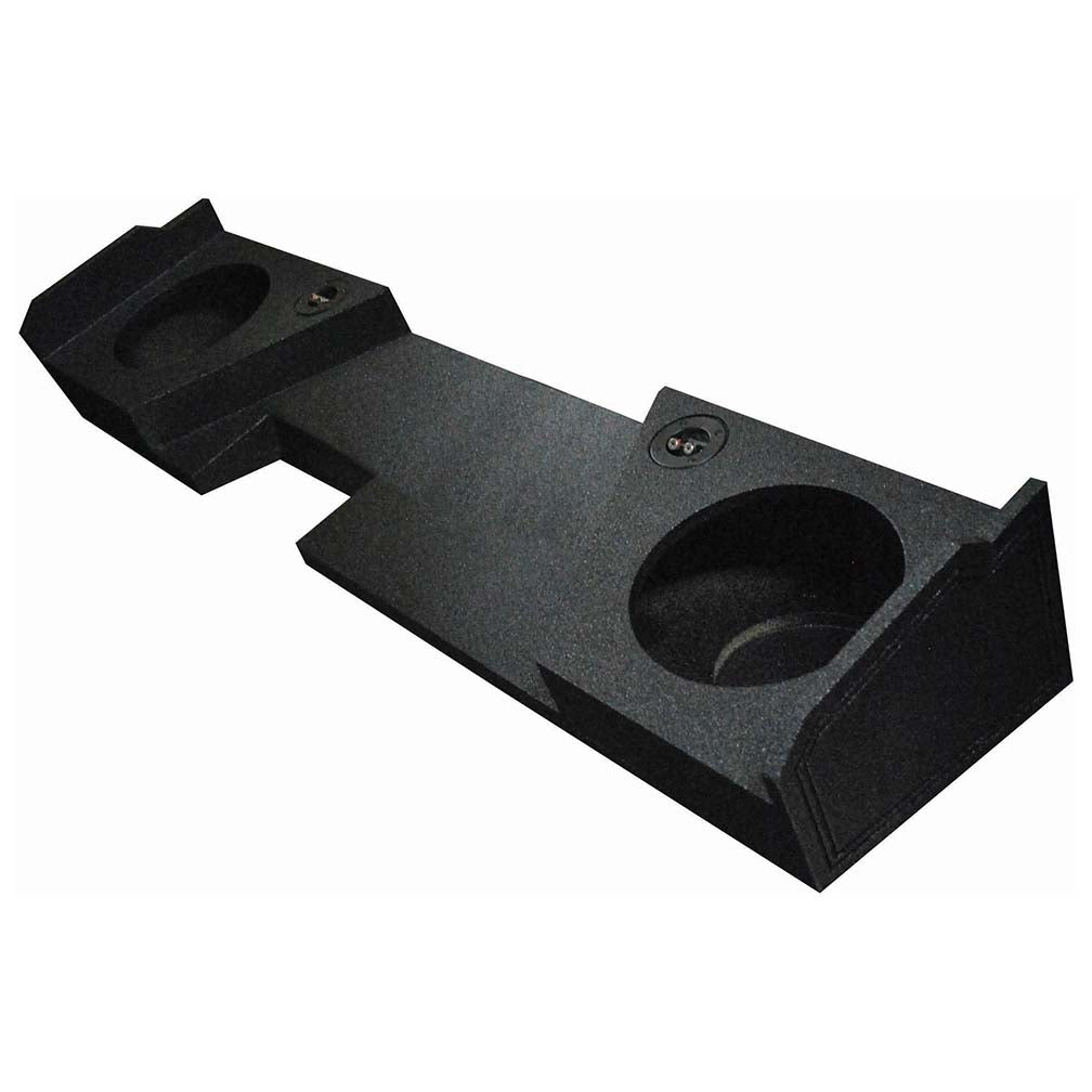 QPower "QBOMB" Chevy/GMC Double Cab '14-'24 Dual 10" Empty Woofer Box