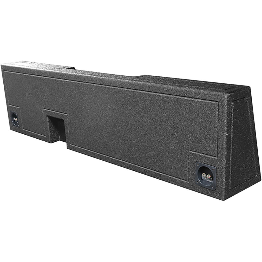 Qpower "QBOMB" Chevy/GMC Standard Cab '07-'24 Dual 12" Empty Woofer Box