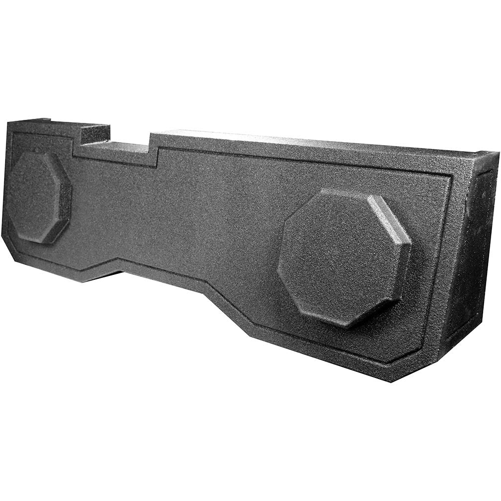 QPower "QBOMB" Chevy/GMC Crew Cab '14-'18 Dual 12" Empty Woofer Box