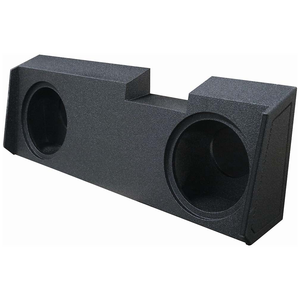 QPower "QBOMB" Chevy/GMC Crew Cab or Double Cab '19-'24 Dual 12" Sealed Woofer Box