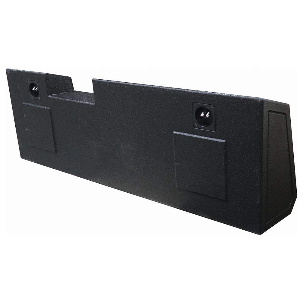 QPower "QBOMB" Chevy/GMC Crew Cab or Double Cab '19-'24 Dual 12" Sealed Woofer Box