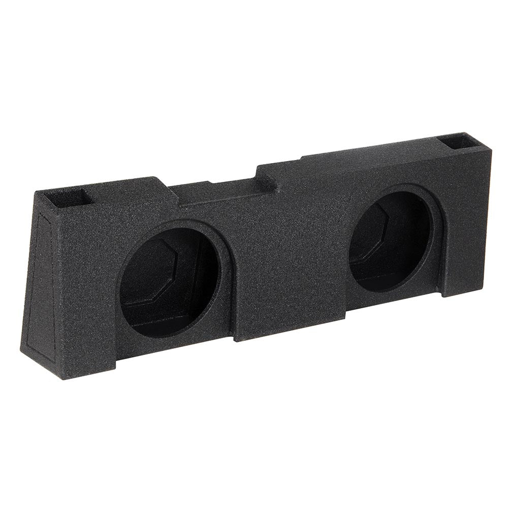 QPower "QBOMB" Chevy/GMC Crew Cab '14-'18 Dual 12" Vented Empty Woofer Enclosure