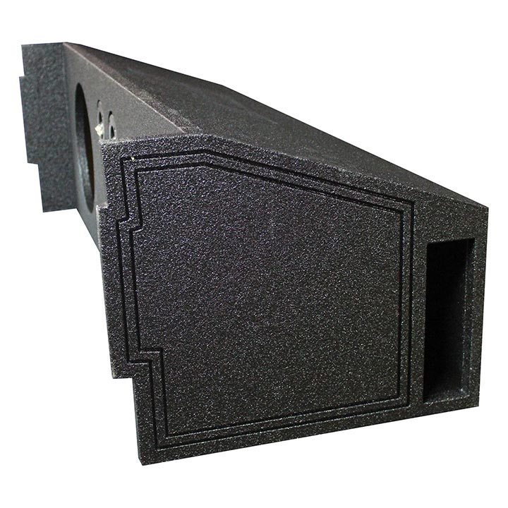 QPower "QBOMB" Dual 10″ Vented Empty Woofer Box - All Full Size SUV