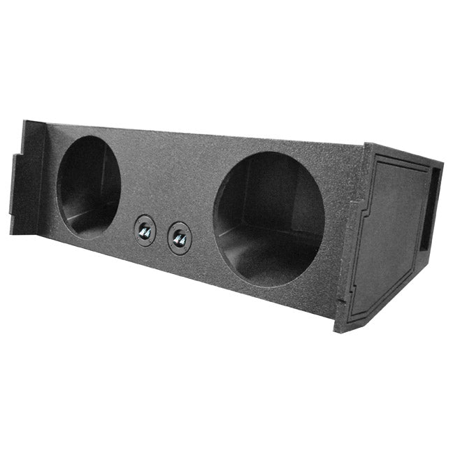 QPower "QBOMB" Dual 12″ Vented Empty Woofer Box - All Full Size SUV