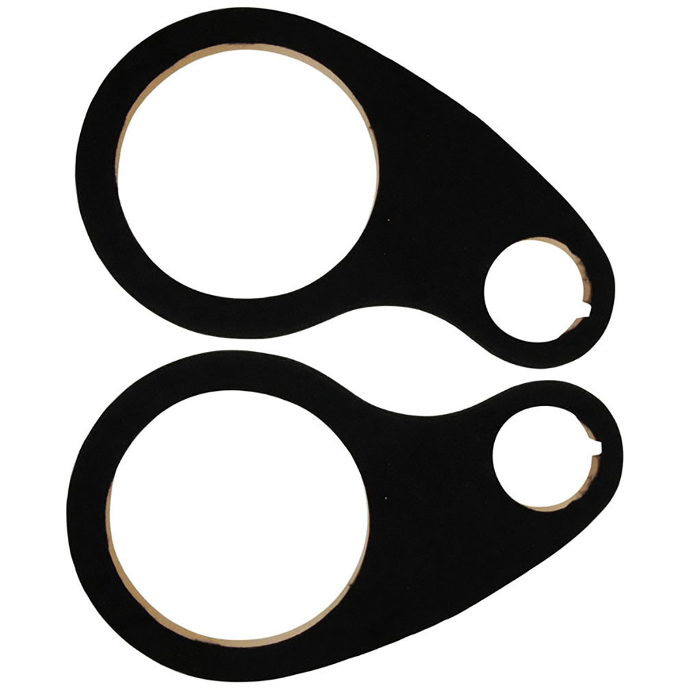 Pipeman's Carpeted (1) 8" Wood Ring with (1) 2-7/8" tweeter opening Sold in Pairs