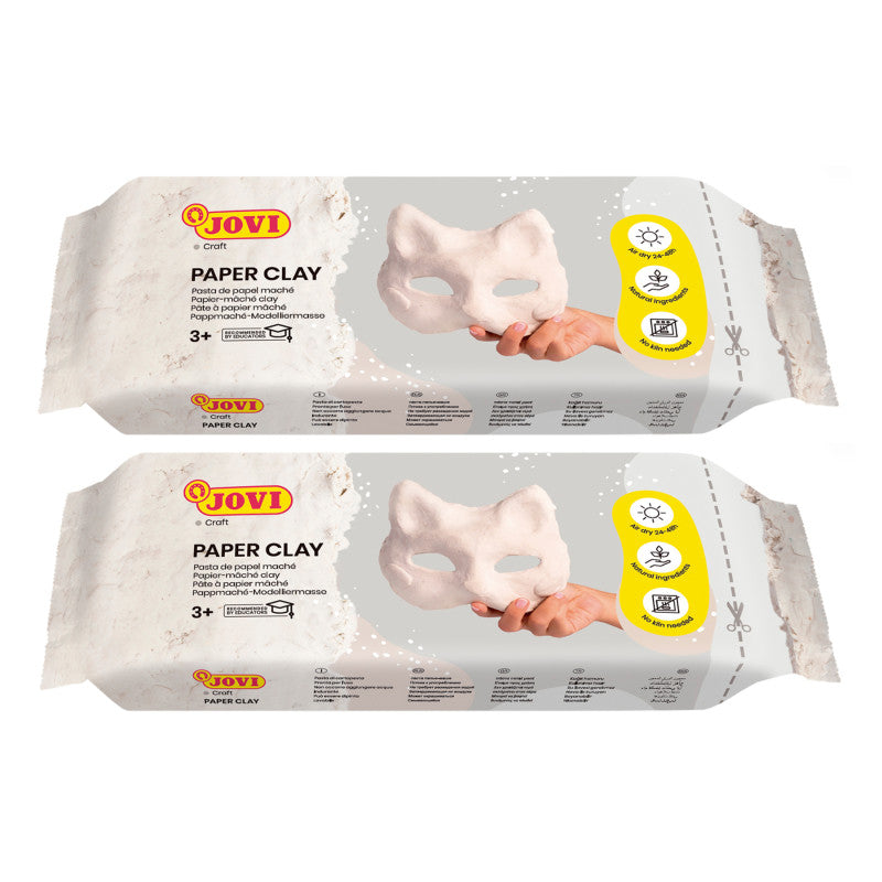 Paper Modeling Clay, 1.5lb Bar, Pack of 2