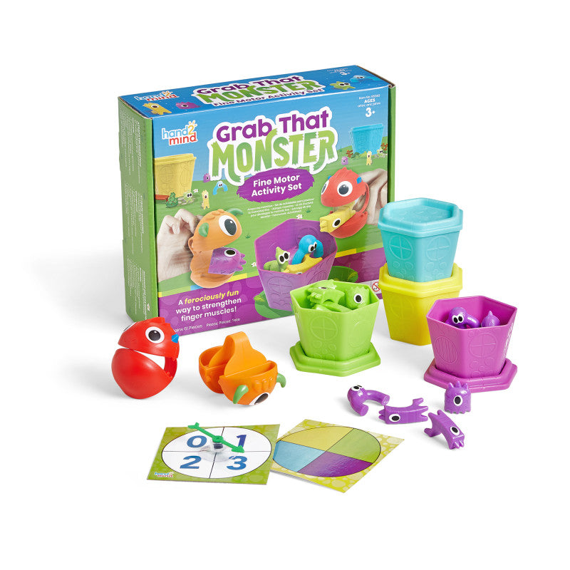 HAND2MIND - Grab That Monster Fine Motor Activity Set