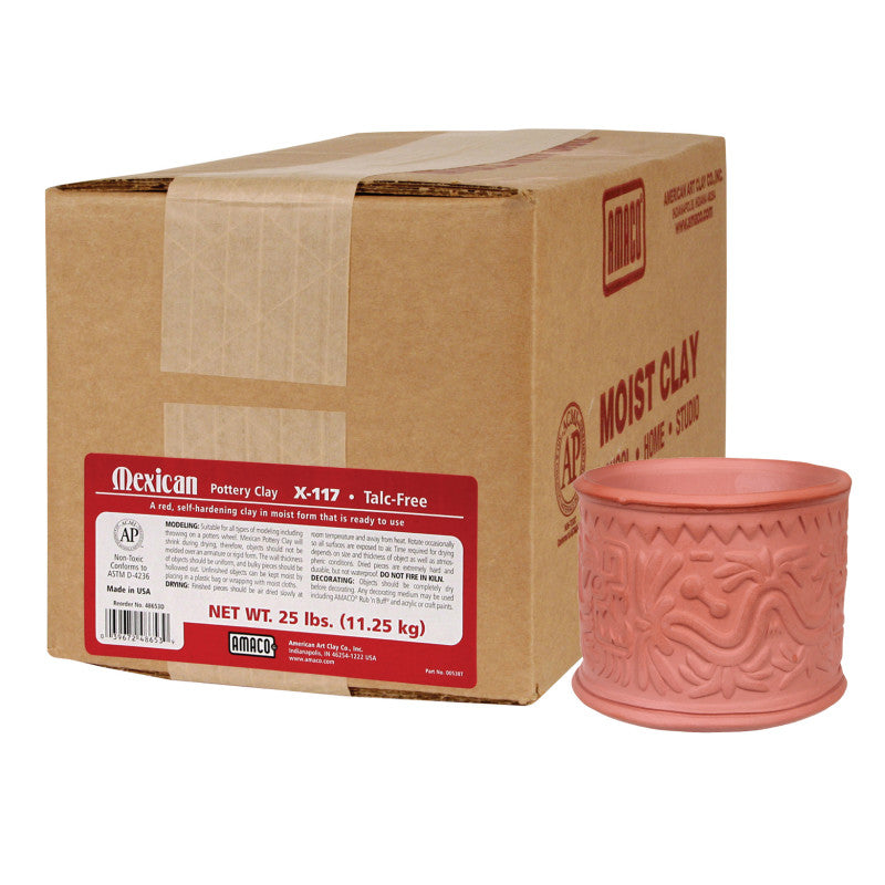 AMACO - Mexican Pottery™ Self-Hardening Clay, 25 lbs.