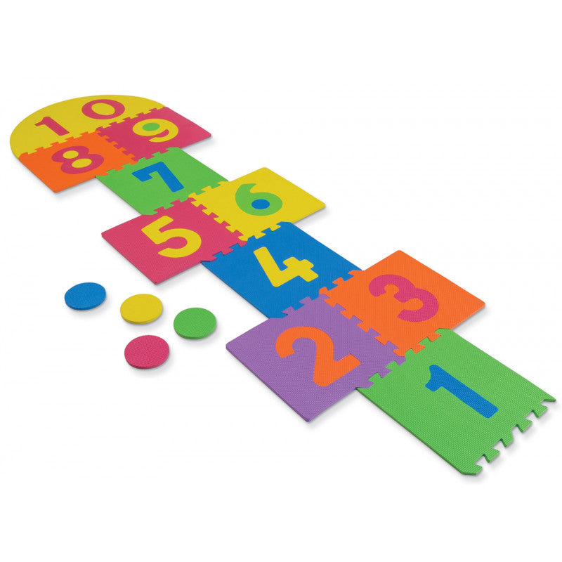 WONDERFOAM - Hopscotch Puzzle Mat, 12" x 12", 26 Pieces