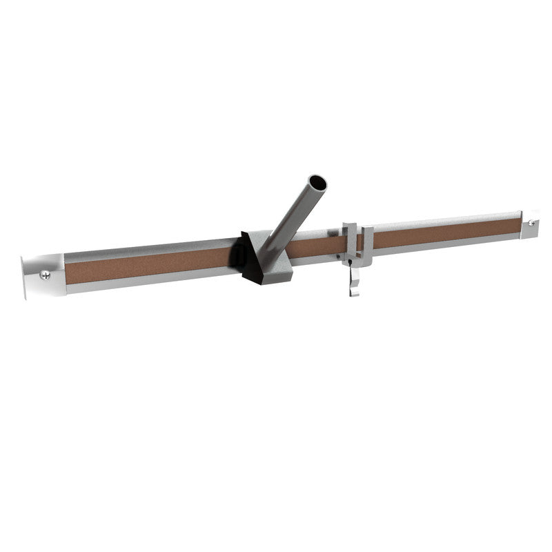 GHENT - Aluminum 1" Maprail with Cork Insert, 4'L, 1 Per Carton