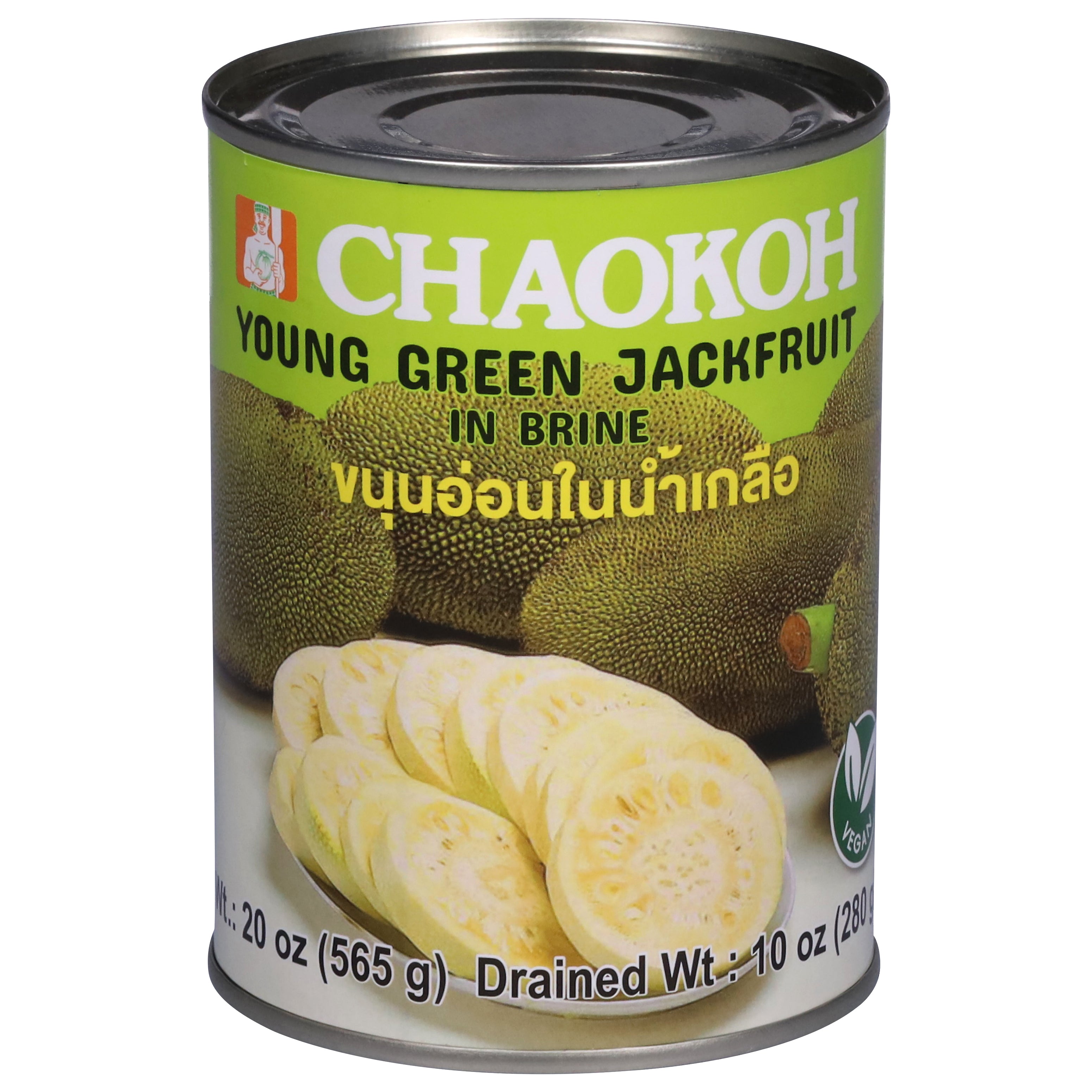 Chaokoh Young Green Jackfruit in Brine 20 oz - Case of 12