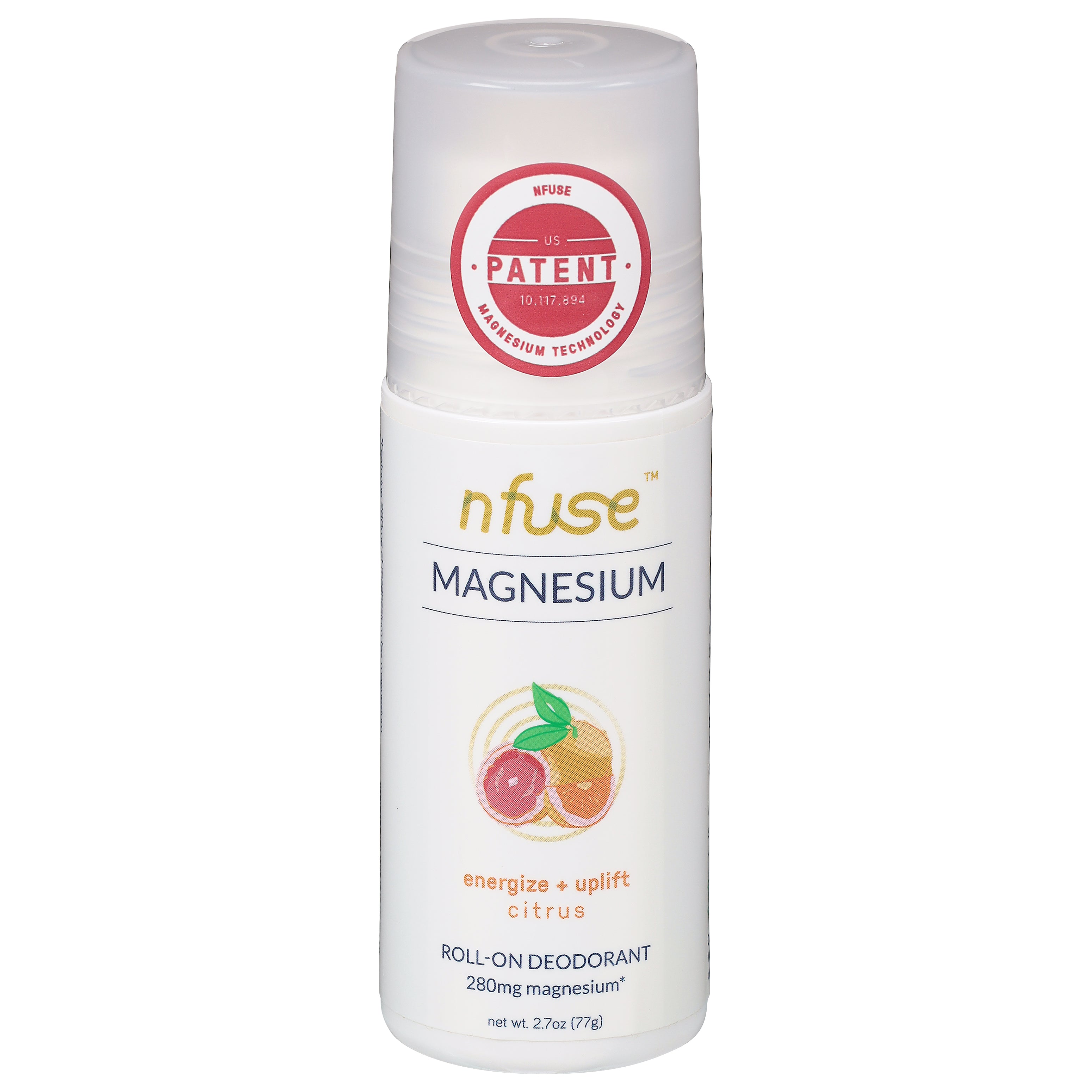 Nfuse Magnesium Citrus Roll-On Deodorant 2.7 oz - Case of 1