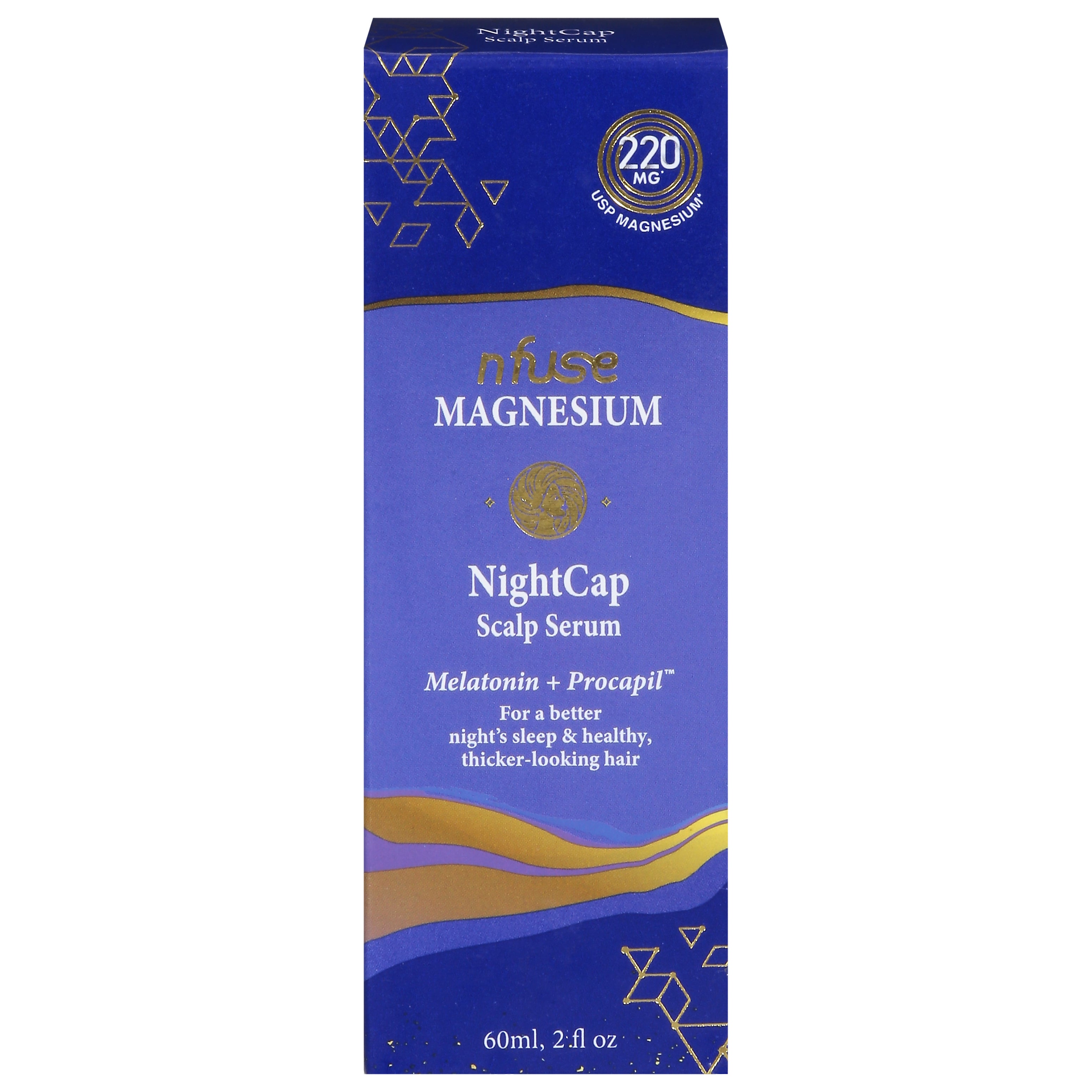 Nfuse Melatonin + Procapil NightCap Scalp Serum 2 fl oz - Case of 1
