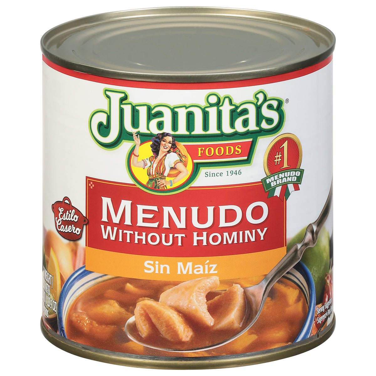 Juanita's Foods Without Hominy Menudo 25 oz - Case of 12