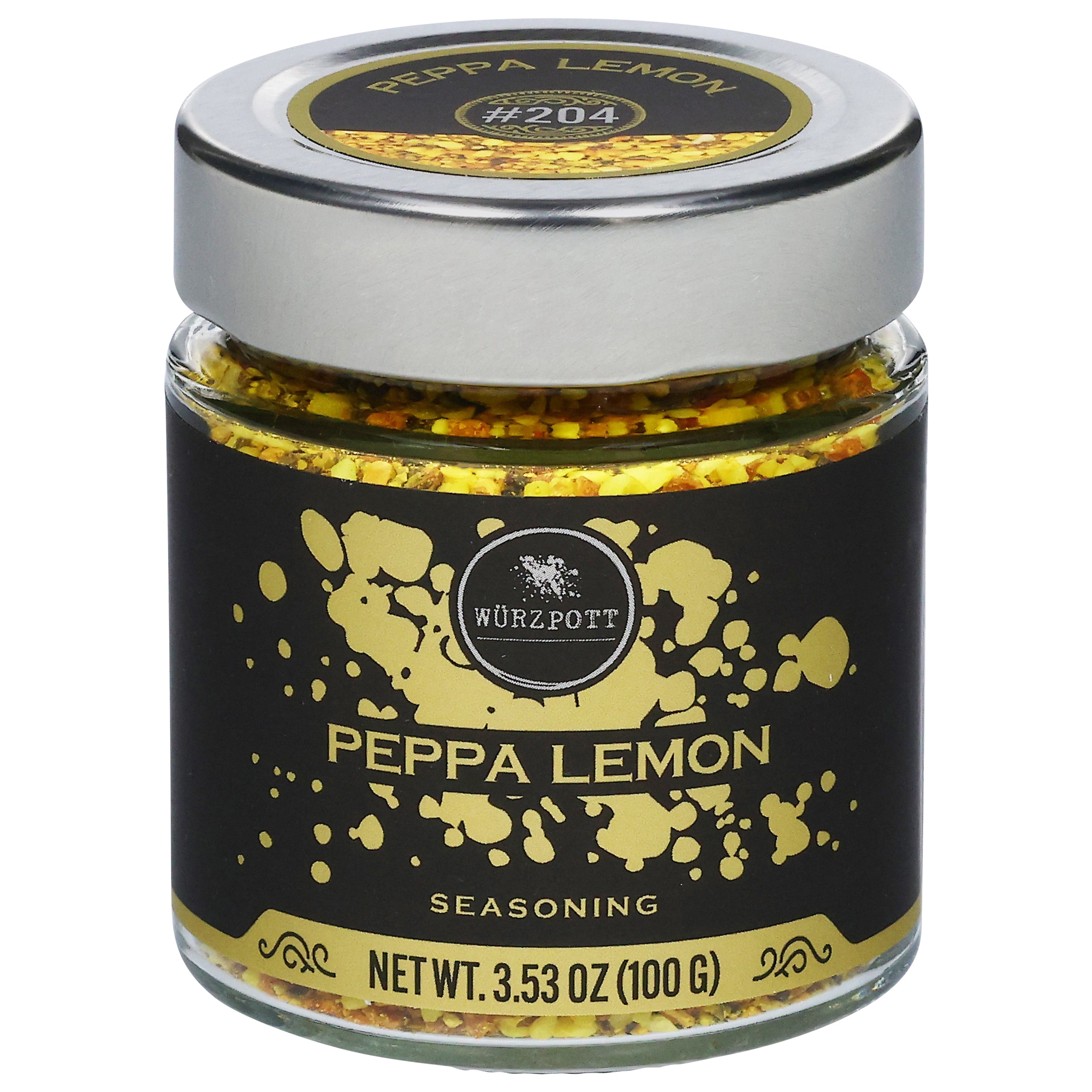 Wurzpott Peppa Lemon Seasoning 3.53 oz - Case of 6