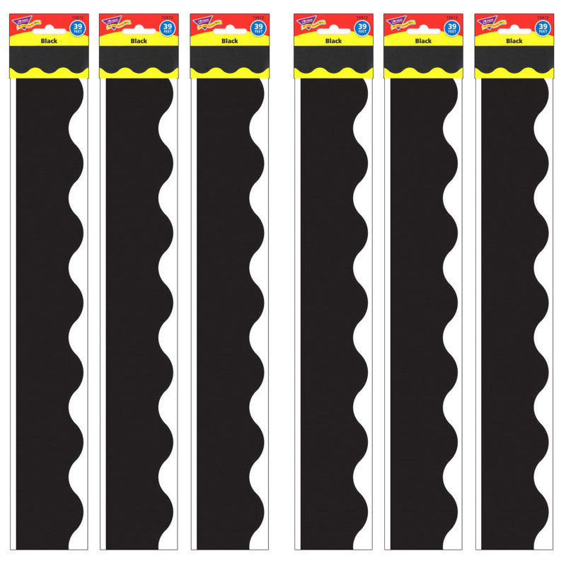 TREND - Black Terrific Trimmers®, 39 Feet Per Pack, 6 Packs