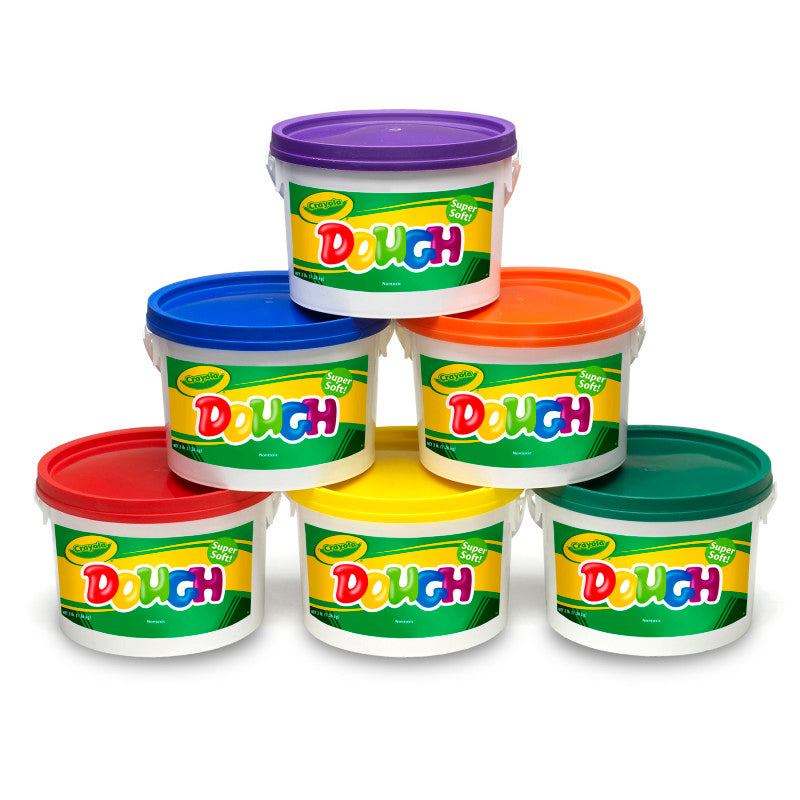 Dough Set, 3lb Resealable Buckets, Set of 6