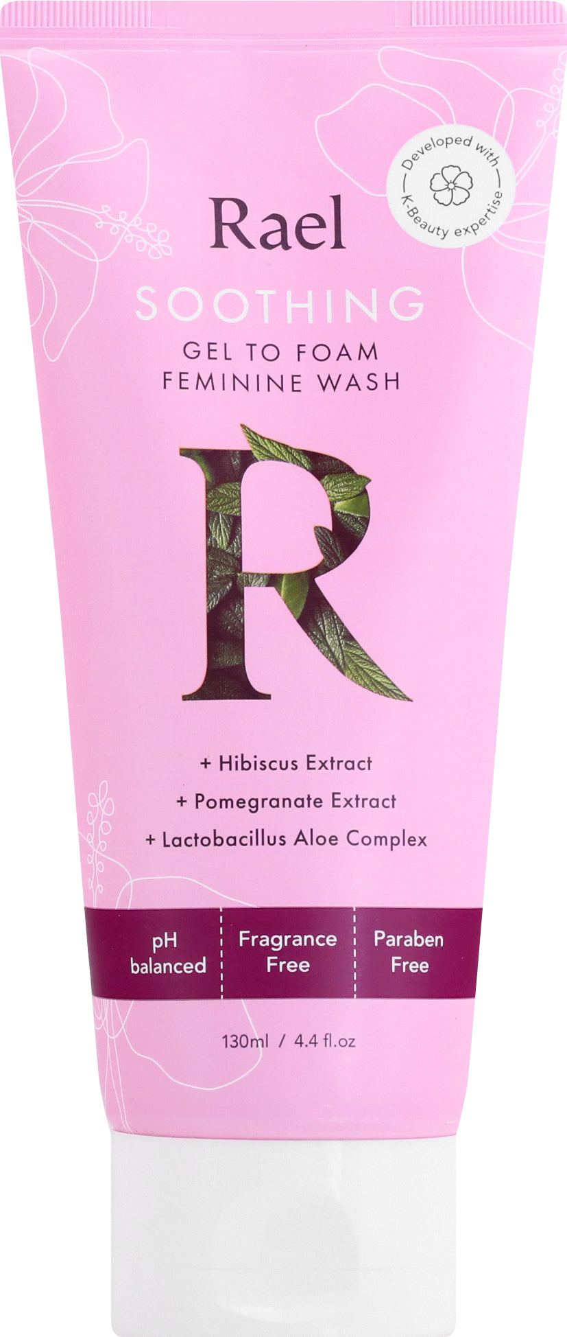 Rael Soothing Gel to Foam Feminine Wash 130 ml - Case of 1