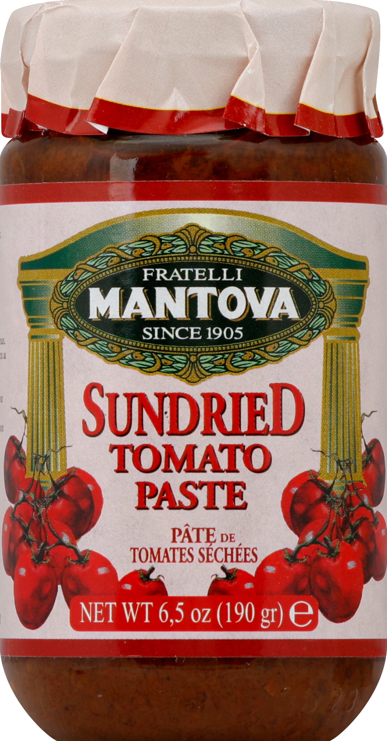 Mantova Sundried Tomato Paste 6.5 oz - Case of 6