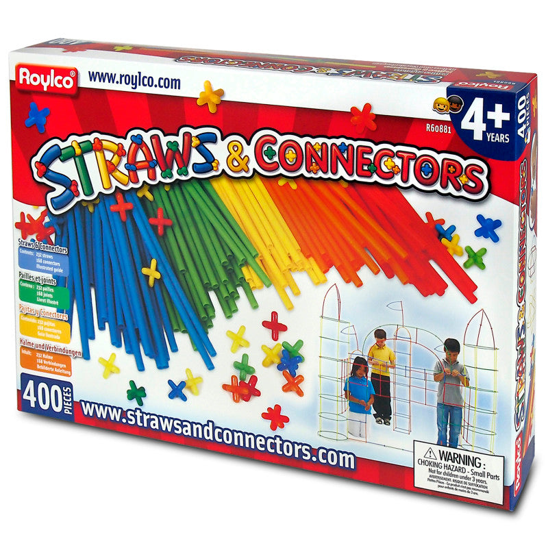ROYLCO - Straws & Connector Set, 400 Pieces