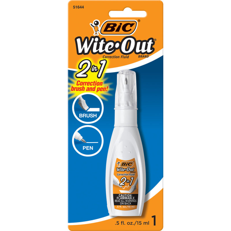 Wite Out® 2 in 1 Correction Fluid