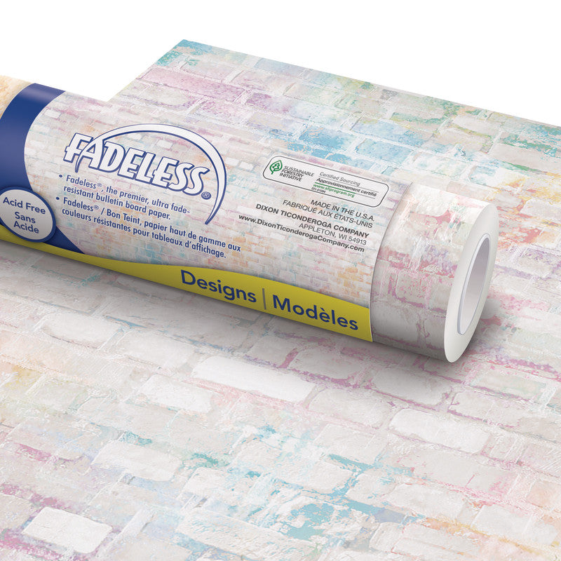 FADELESS - Bulletin Board Paper - Graffiti Wall, 48" x 50'
