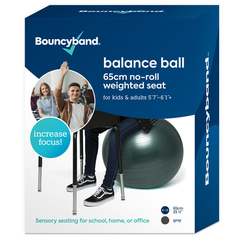 BOUNCYBAND - Balance Ball, 65cm, Dark Gray