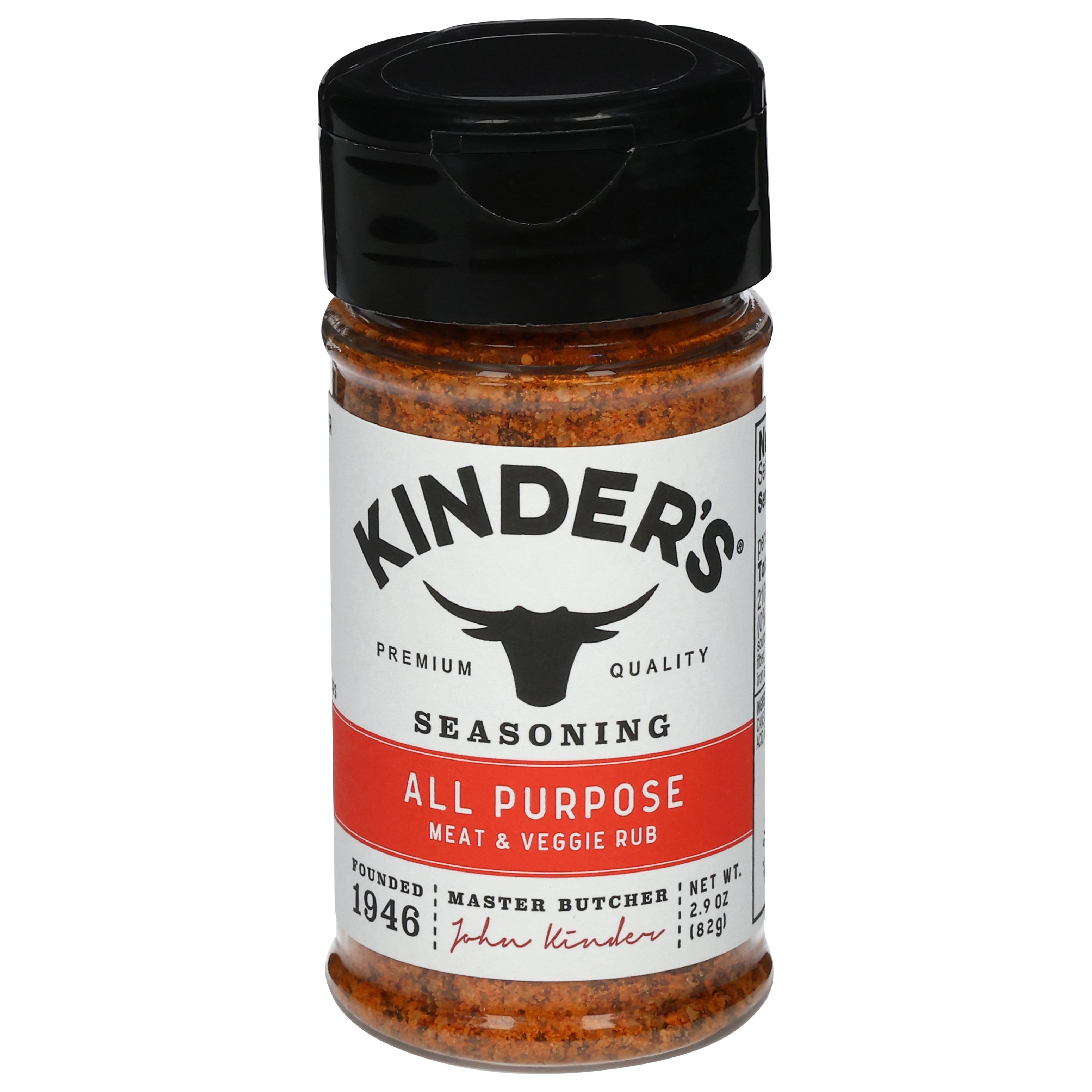 Kinder's All Purpose Meat & Veggie Rub Seasoning 2.9 oz - Case of 8