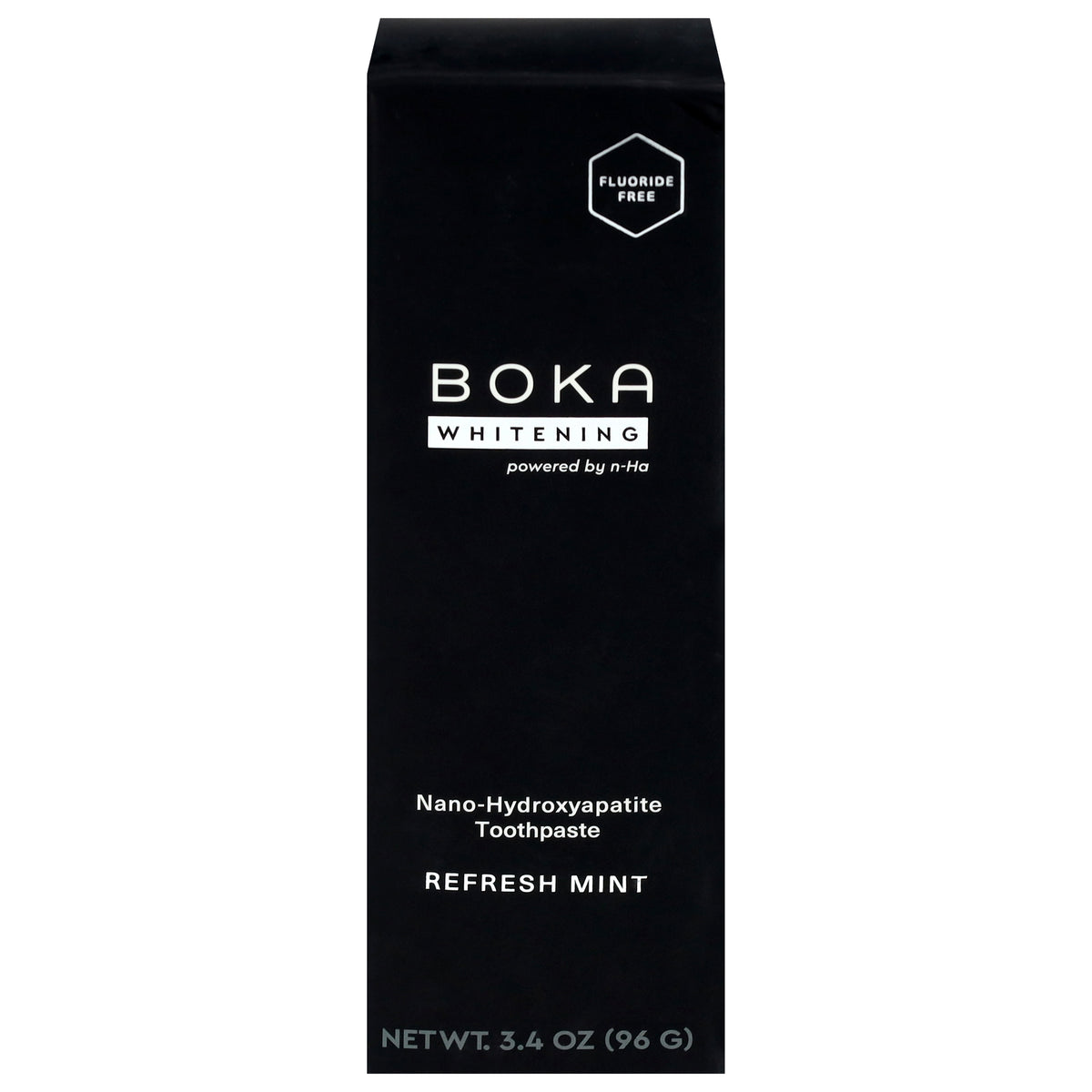 Boka Whitening Nano-Hydroxyapatite Refresh Mint Toothpaste 3.4 oz - Case of 1