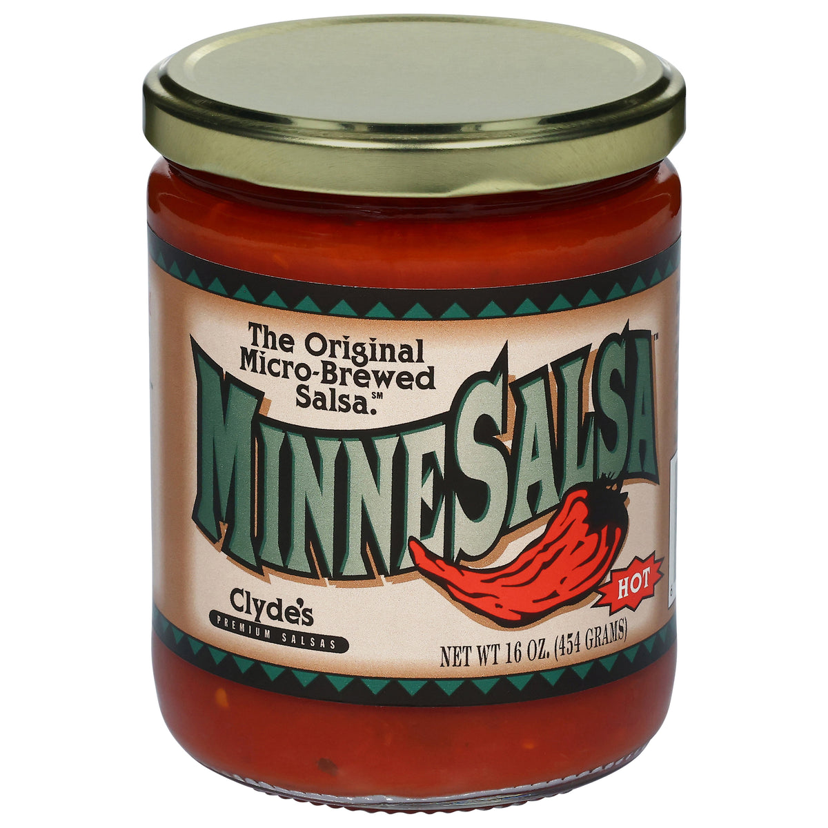 Clyde's MinneSalsa Hot Salsa 16 oz - Case of 12