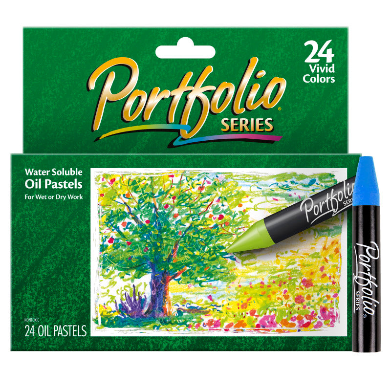 Portfolio Series Oil Pastels, 24 Count