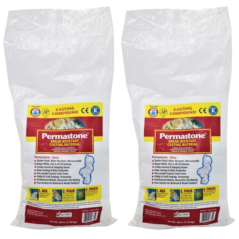 ACTÍVA - PermaStone™ Casting Compound, 48 oz., Pack of 2