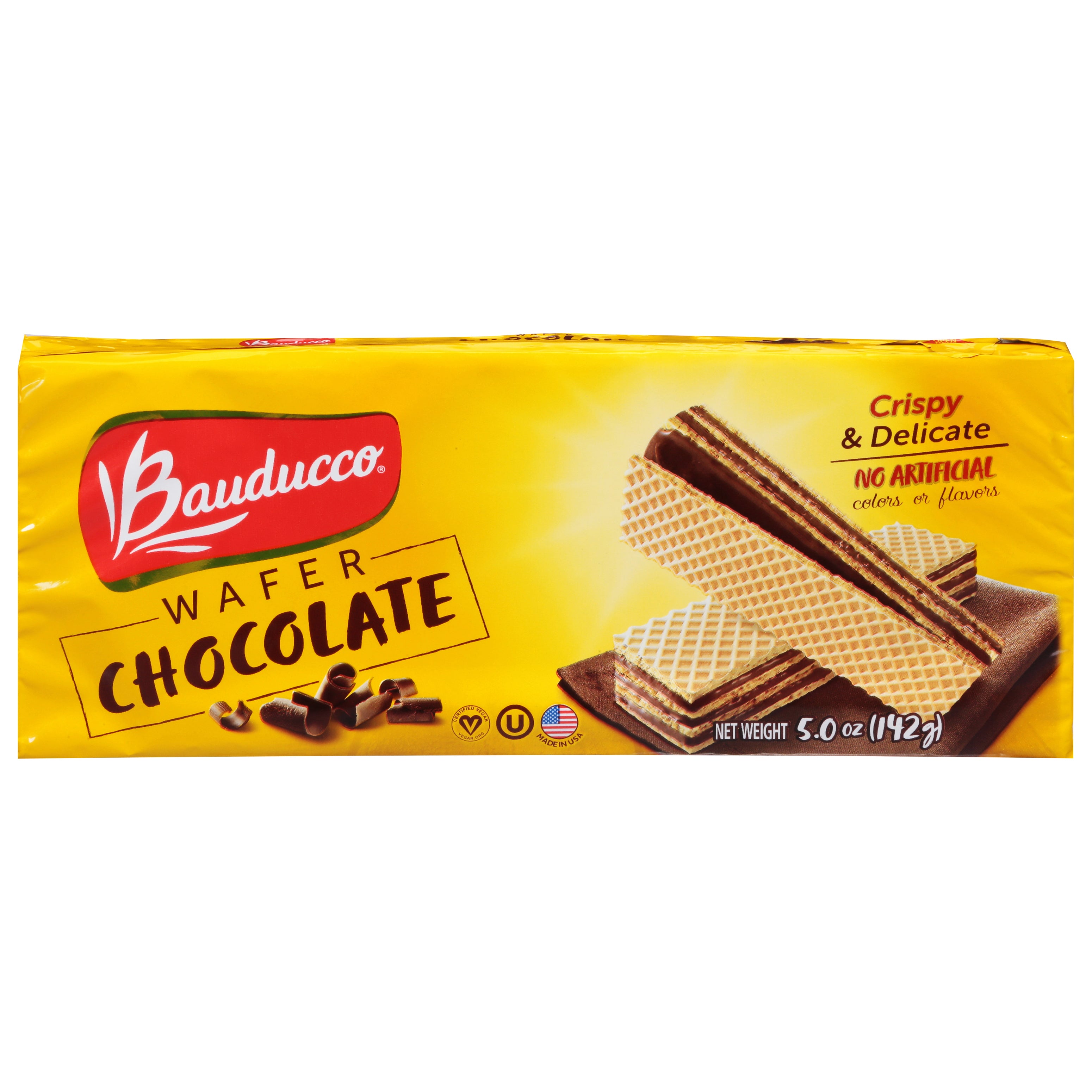 Bauducco Crispy & Delicate Chocolate Wafer 5.0 oz - Case of 18