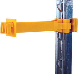 Snug T-Post Insulator Extended Length (YELLOW, 15 PK)