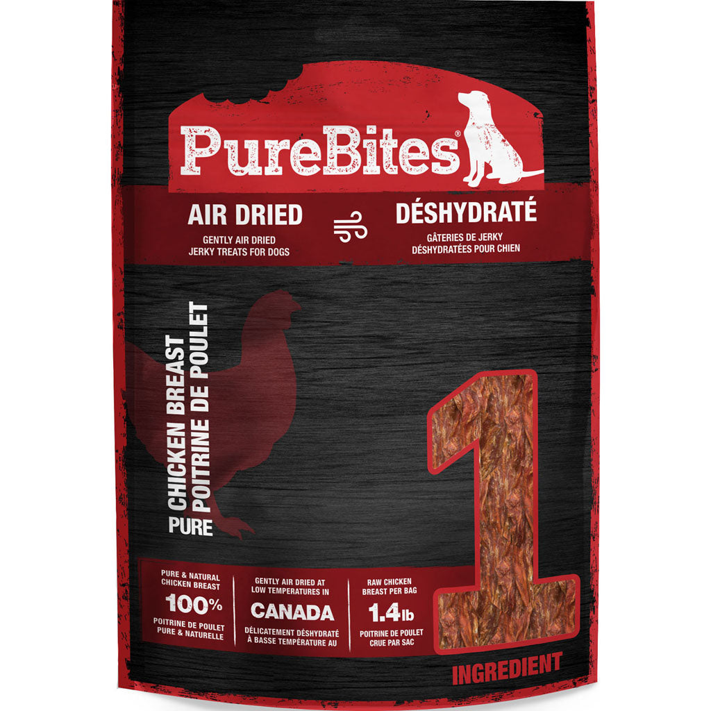 Purebites Natural Jerky Dog Treats (CHICKEN BREAST, 5.5 OZ)