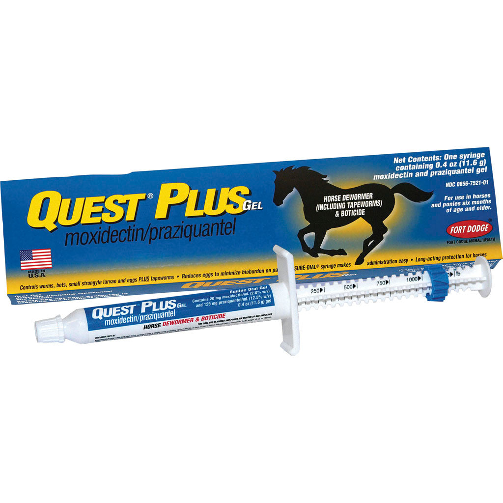 Quest Plus Horse Dewormer Gel (.40 OZ)
