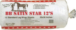 Bb Satin Star Standard Leg Wrap Sheets (30X36 IN-12 PK)