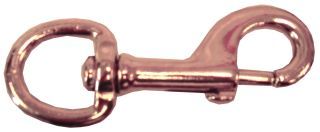 Round Eye Swivel Snap (BRASS, 1 1/4 IN)