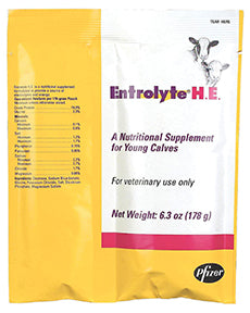 Entrolyte H.E. Packets For Young Calves (178 GM)