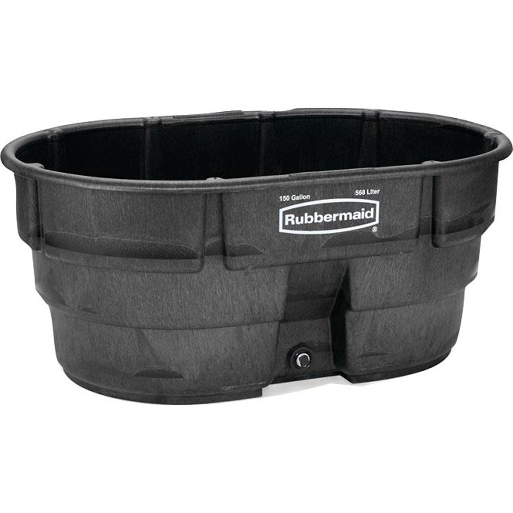 Rubbermaid Stock Tank (BLACK, 150 GAL)