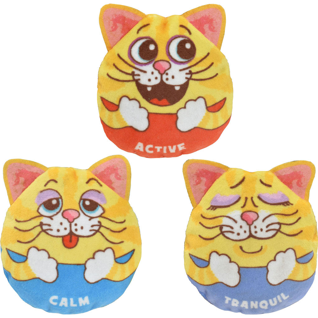 Multipet Catabis High Jinx Cat Toys (BLUE/RED/PURPLE, SM)