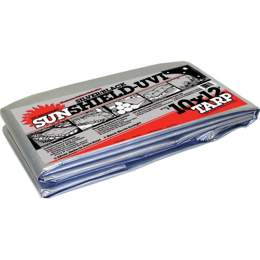 Dewitt Tarp (SILVER/BLACK, 10X12 FT-6 OZ)