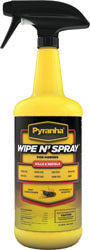 Pyranha Wipe N'Spray Fly Spray Rtu (CITRONELLA, 1 QT)